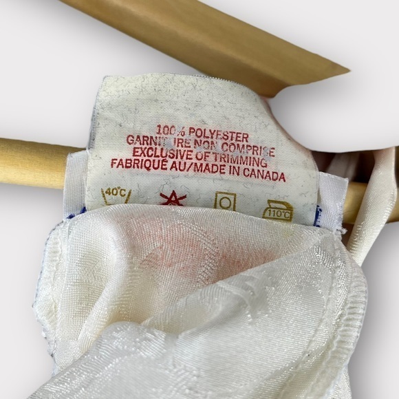 Vintage Floral Rose Lace Cami Tank Top‎ Cream w/ Measurements Impromptu Kasara - Picture 8 of 8